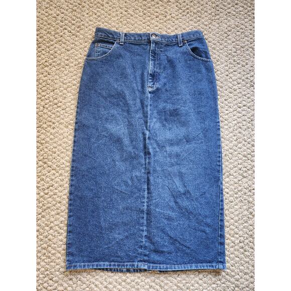 St. John's Bay Dresses & Skirts - St. John's Bay Size 14 100% Cotton Denim Pencil Maxi Skirt